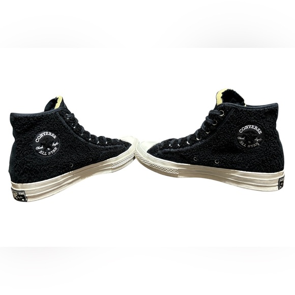 Converse Chuck 70 Varsity Hi Sherpa High-Top Sneakers,Black,Size M8.5,W10.5 - Picture 4 of 9